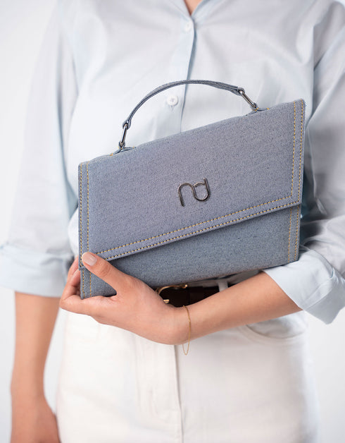 DENIM CROSSBODY BAG